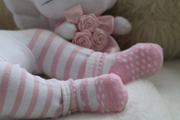Baby socks (the raw materials are environmentally friendly yarns that meet Oeko-Tex Standard 100 Class 1)